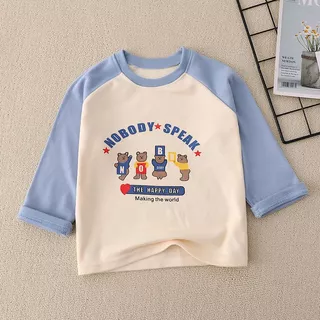 พร้อมส่งจากไทย เสื้อเด็กแขนยาว ผ้าเนื้อดี ราคาถูก รับประกันผ้านุ่ม มีไซส์สำหรับเด็ก 0-6 ขวบ #T20201
