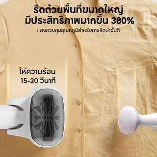 เครื่องรีดไอน้ำแบบพกพา พับได้ เตารีดไอน้ำ 1300W รีดผ้าเรียบเร็ว ฆ่าเชื้กำจัดไรฝุ่น ใช้ในบ้านและหอพัก