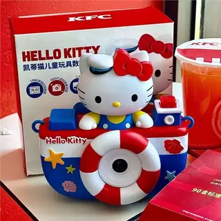 （🔥ส่งสินค้าจากกรุงเทพฯ🔥）กล้อง Hello Kitty ของ KFC 2025 ของเล่นวันเด็กร่วมกับ KFC Kuromi