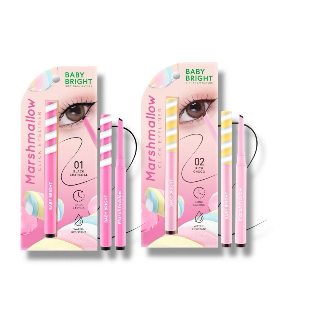 Baby Bright Marshmallow Click Eyeliner เบบี้ไบร์ท มาร์ชเมลโล่ คลิก อายไลเนอร์
