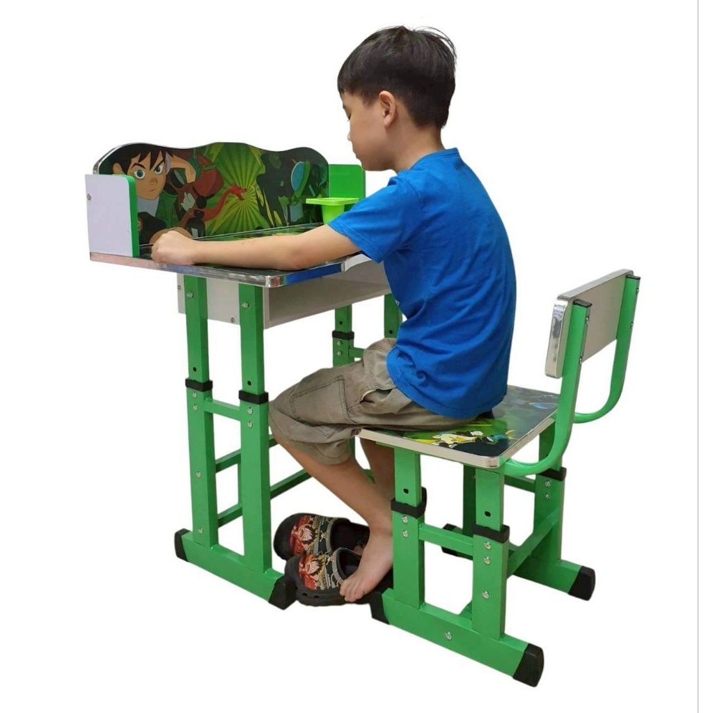 โต๊ะ + เก้าอี้ ชุดโต๊ะเอนกประสงค์ โต๊ะทำการบ้าน โต๊ะอ่านหนังสือ โต๊ะทานข้าว โต๊ะเด็ก โต๊ะเขียนหนังสือ โต๊ะนักเรียน - รูปที่ 6