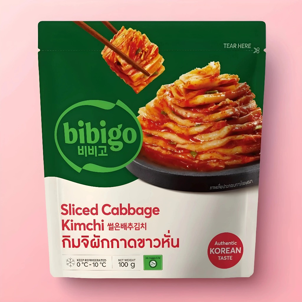 ⚡ส่งไว⚡ Bibigo Sliced Cabbage Kimchi 100g