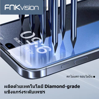 FNKvisionฟิล์มกระจก สำหรับ iPhone เต็มจอ 17promax 16E 16 Pro Max 15 14 13 Pro 12mini 11 12 X XR XS proMax 17AIR