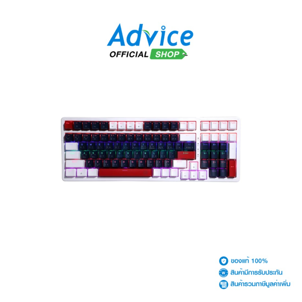 EGA KEYBOARD (คีย์บอร์ด) CMK1 CIY LAYOUT D - RED SWITCH - A0151259