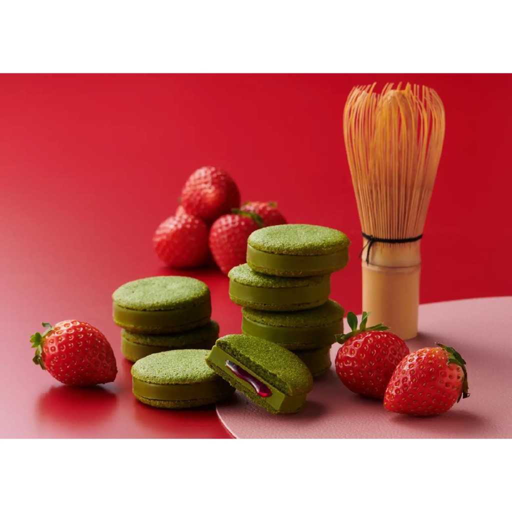 Uji Matcha Chocolate Sandwich strawberry cookie  Langue de Chat (รอบส่ง20มิย‼️)💮ขนมญี่ปุ่น ของฝาก ขนมอร่อย คุ้กกี้มัทฉะ