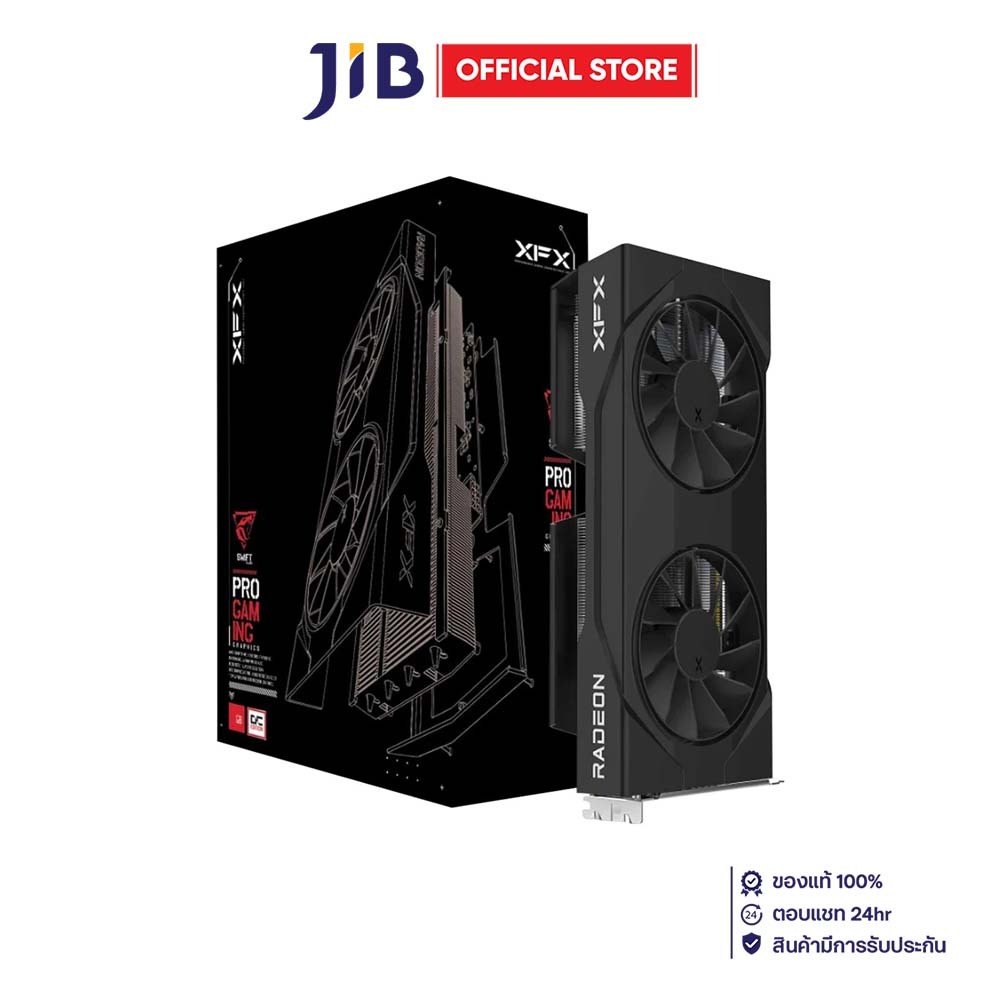 VGA (การ์ดแสดงผล) XFX SWIFT AMD RADEON RX 9060 XT OC GAMING EDITION 8GB - 8GB GDDR6 (RX-96TSW8GBQ)