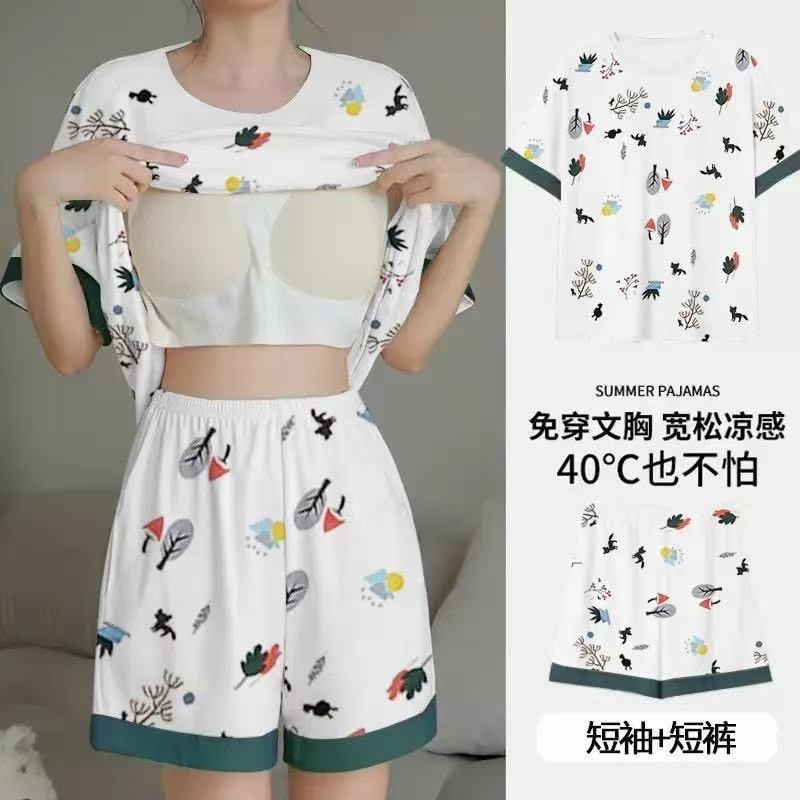 ชุดนอนคอตตอนลายการ์ตูน 10 ลาย นุ่มสบาย (รหัส QZ)