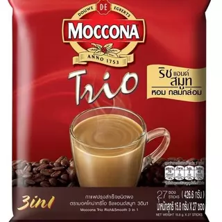 (Moccona) กาแฟมอคโคน่า ทรีโอ 12-27 ซอง (ยกห่อหลายรส)