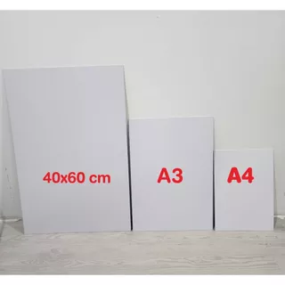แผ่นพลาสวูด สีขาว ผิวเรียบ ความหนา 2 มิลลิเมตร ขนาด A2(40x60 เซนติเมตร)