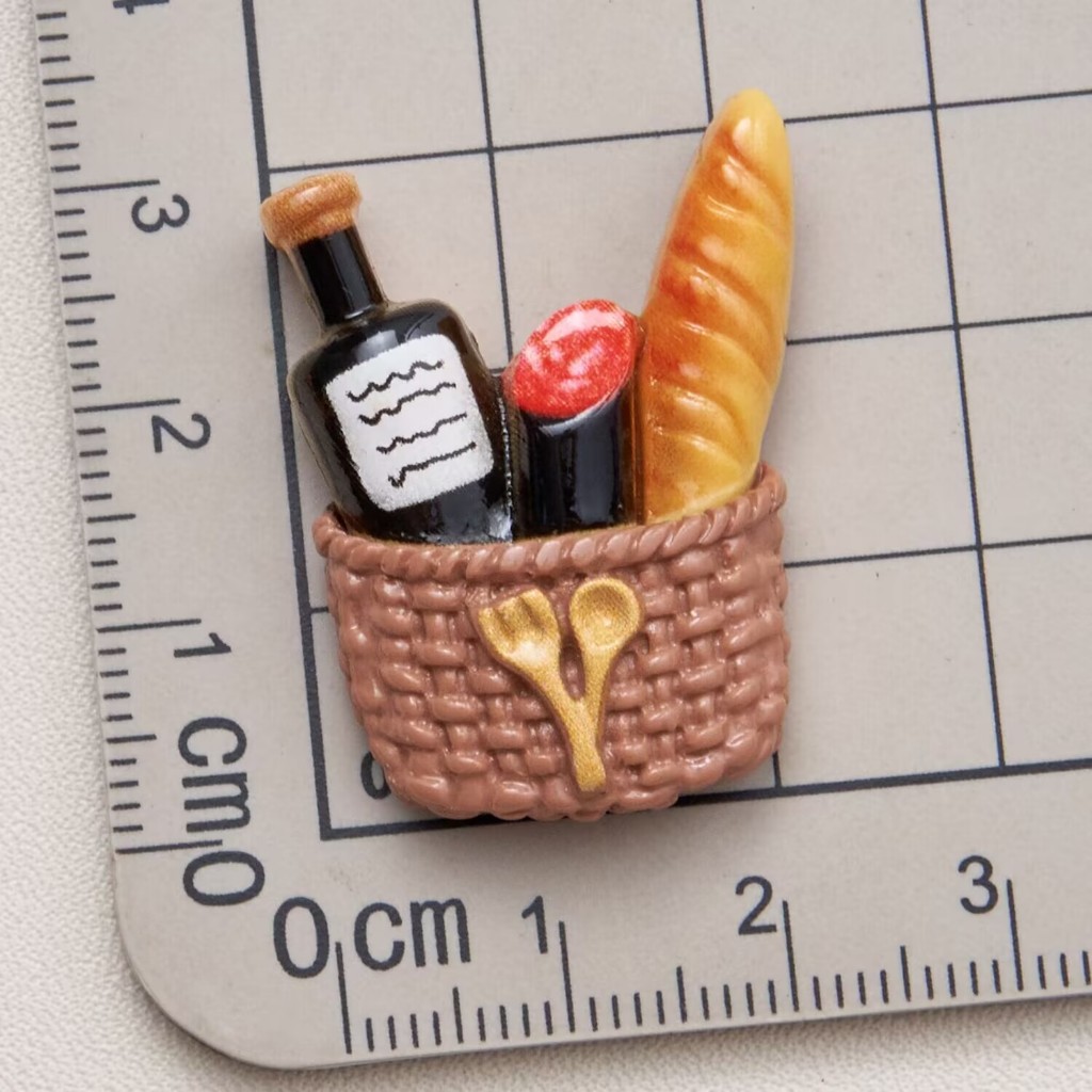 j313 เซตขนมปังตะวันตกของจิ๋วของเล่น diy แพ็คละ 10 ชิ้น - รูปที่ 3