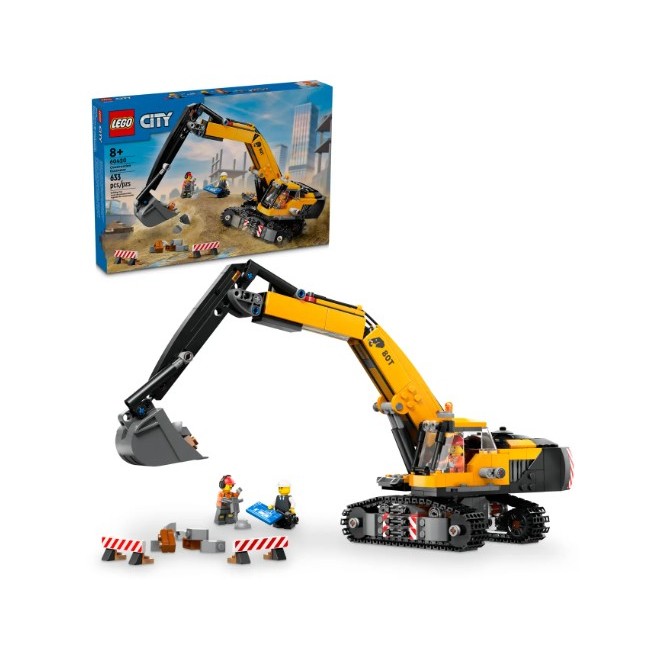 EGO City Yellow Construction Excavator 60420