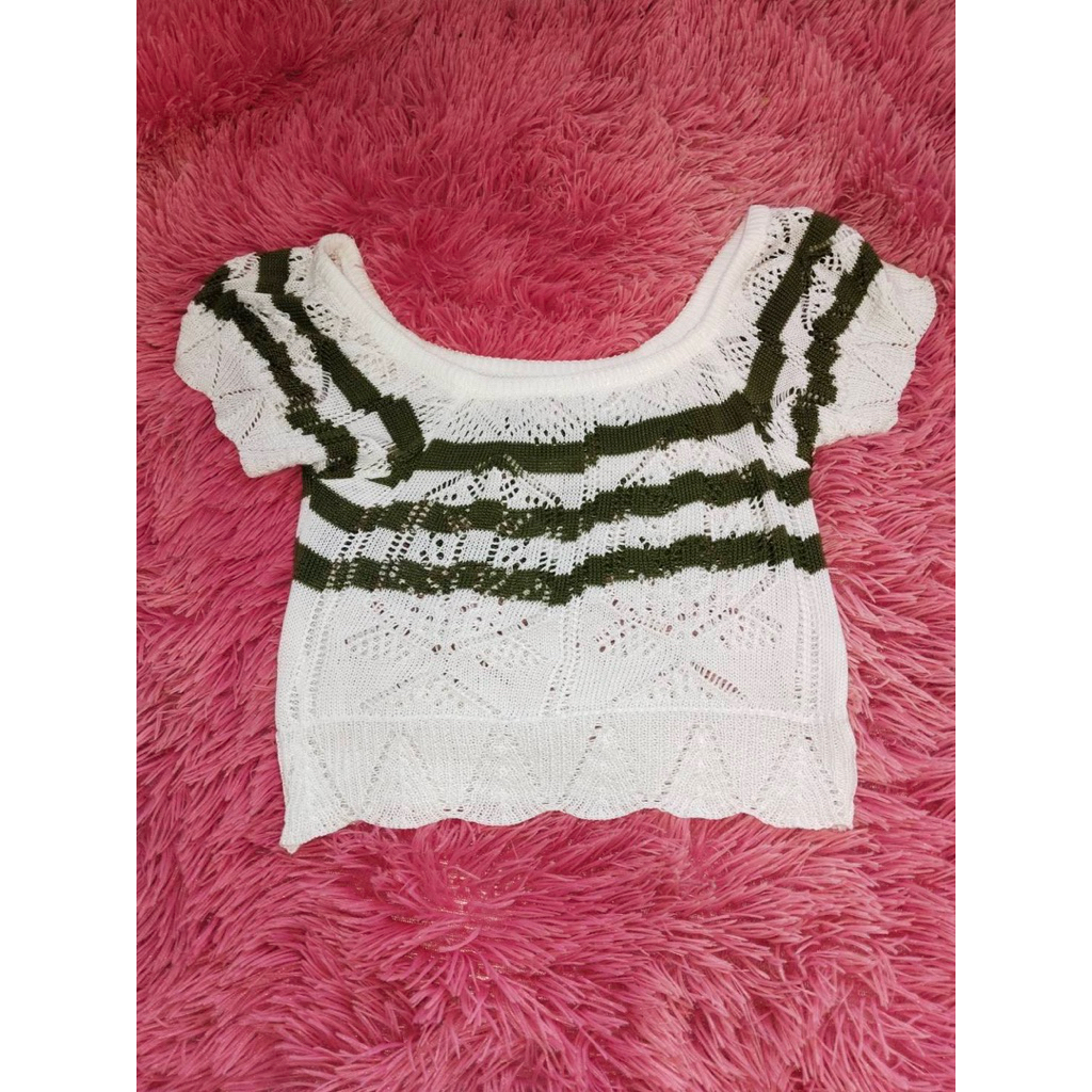 SHEIN LUNE ผู้หญิง เสื้อสเวตเตอร์ถัก เสื้อกั๊ก พร้อม กลวงออก ลาย คลื่น