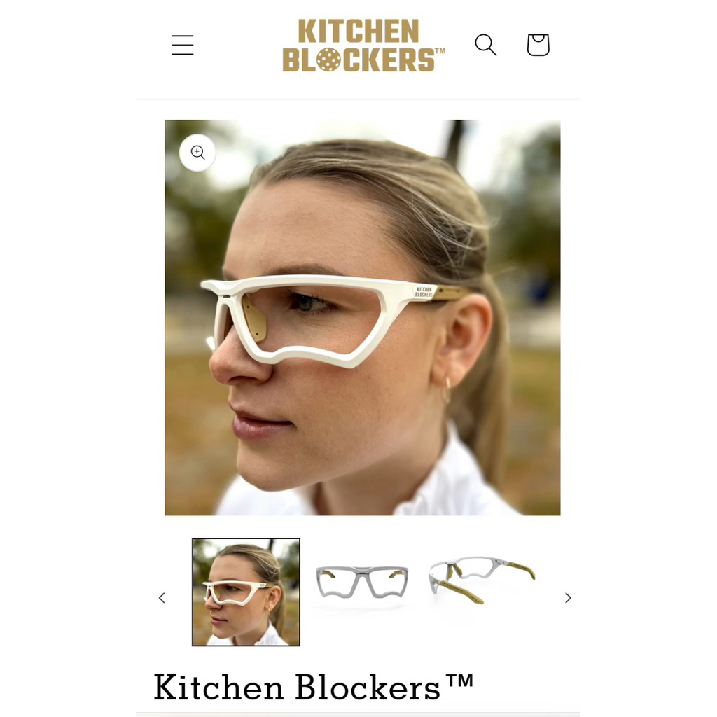 Pickleball แว่นนิรภัย Kitchen Blockers