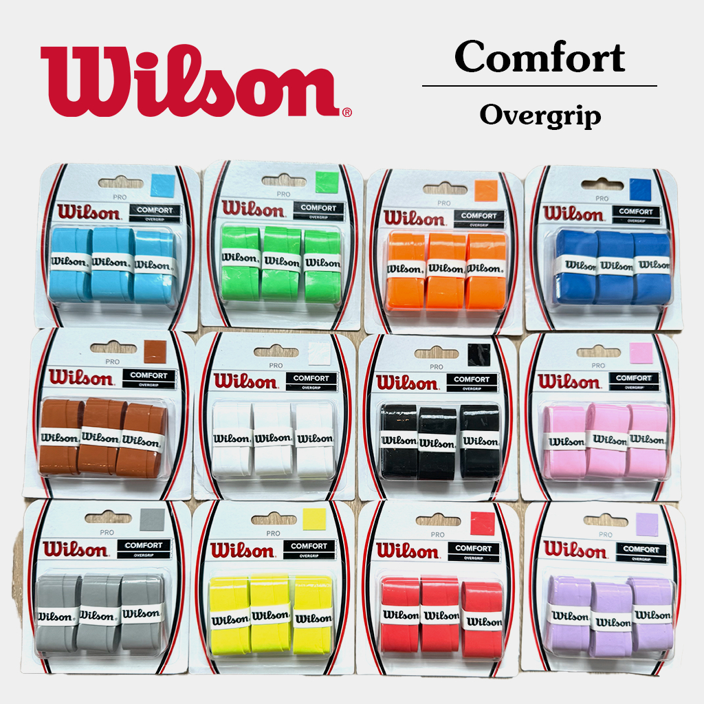 🇹🇭[พร้อมส่ง] Wilson Pro Overgrip สำหรับ Tennis/Padel/Badminton