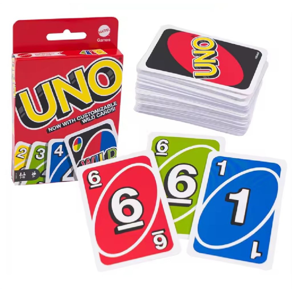 พร้อมส่ง 👉 Uno Mattel Games ONO การ์ดเกมส์ อูโน่ การ์ดเกมส์ เป่ายิ้งฉุบ **หลายแบบ เลือกได้**