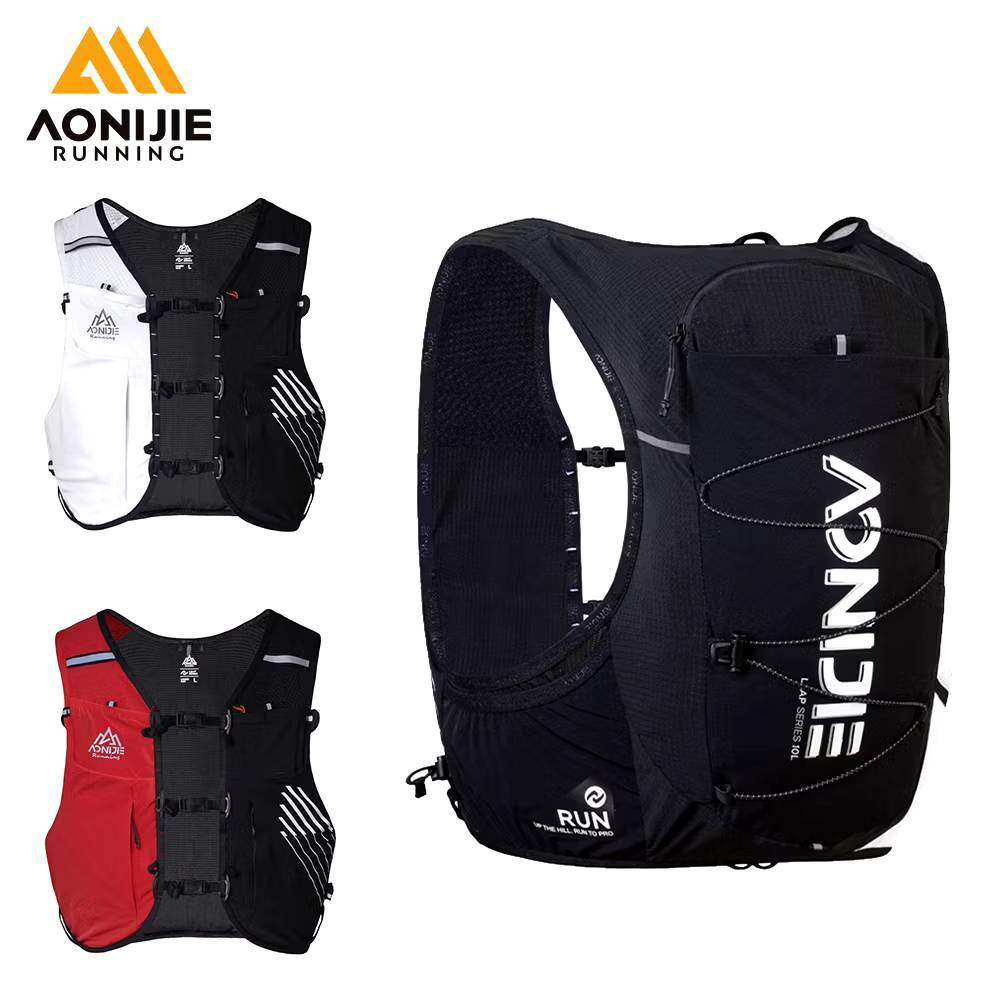 AONIJIE C9116 Unisex 10L Sports Running Backpack Lightweight Off-Road Hydration Pack Vest Hiking Ruc