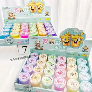 🔥ส่งในไทย🔥 สลามยกกล่อง มีหลายแบบ*Slime สไลม์ เนื้อนุ่ม เม็ดโฟม กากเพชร ของเล่นคลายเครียด ของเล่นเด็ก