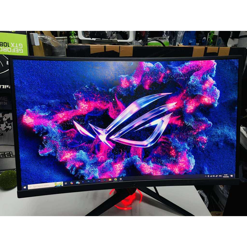 MONITOR (จอมอนิเตอร์) ASUS XG27VQ 27 INCH VA 144Hz ครบกล่อง ของหายาก ใช้งานปกติ ปนะกันร้าน