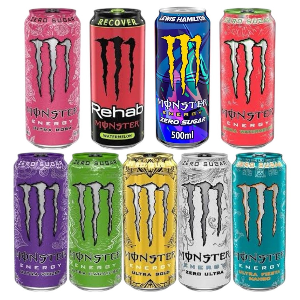🔥 พร้อมส่งจากไทย 🔥 Monster Energy Drink มอนเตอร์ เครื่องดื่มชูกำลัง เครื่องดื่มชื่อดัง หลากหลายรสชาต