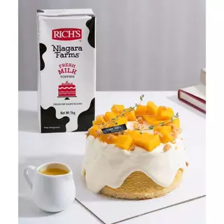 (เฉพาะส่งด่วน) ริชส์ ไนแองการา ฟาร์ม เฟรช มิลค์ ทอปปิ้ง 1kg รหัส 6975556150247 RICHS niagara farms