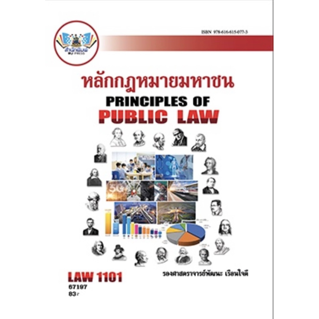 ตำราเรียน ม.ราม LAW1101 หลักกฎหมายมหาชน (67197)