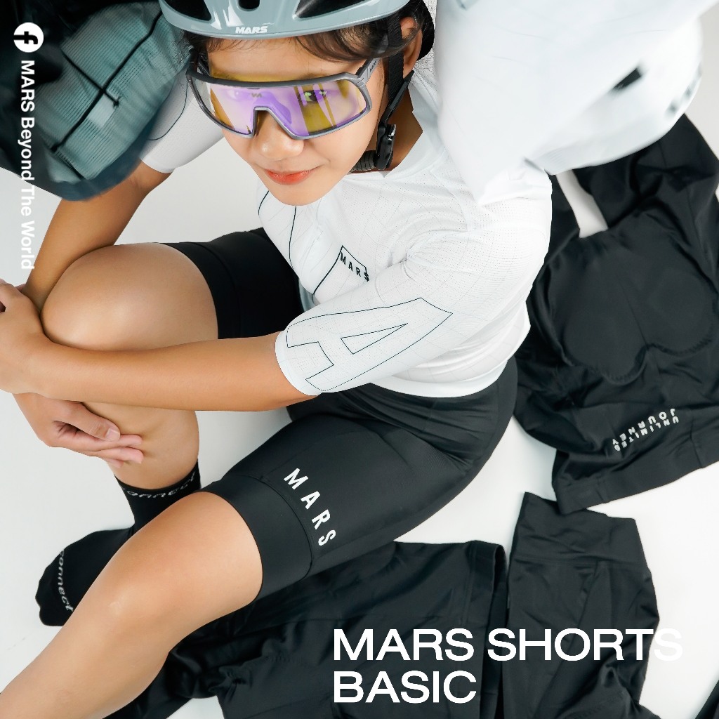 กางเกงปั่นจักรยาน สำหรับผู้ชาย Mars Basic