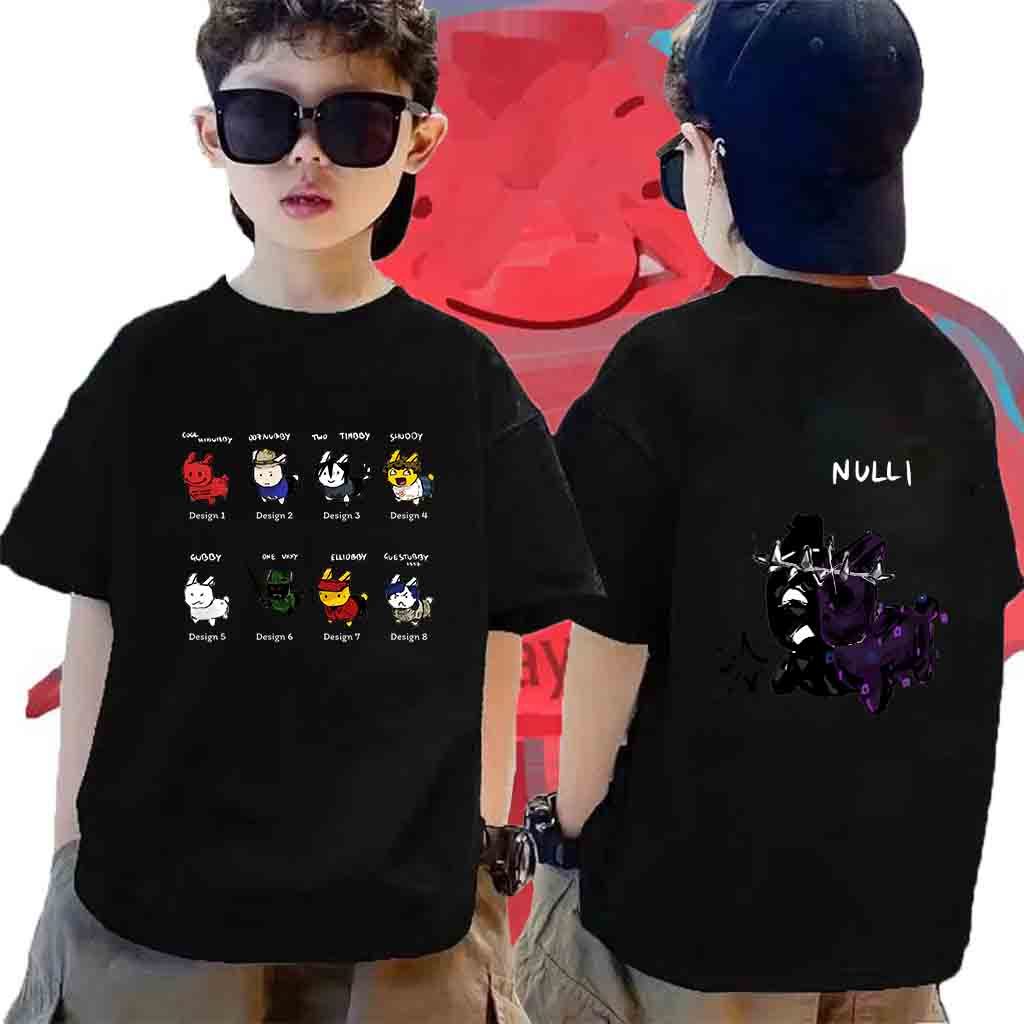 Roblox เสื้อยืด c00lkid-Shedletsky Blame John-Gubby-Forsaken สองครั้ง - 1x1x1-007n7 Roblox Kids T-sh