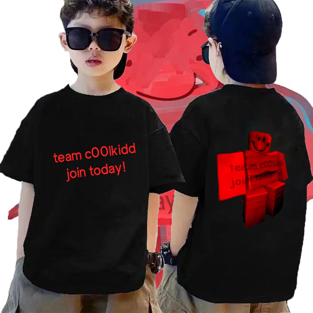 เด็กเสื้อทีม c00lkidd เข้าร่วม Roblox ในวันนี้, Unisex เสื้อยืดเด็กเสื้อ 100-150 ซม