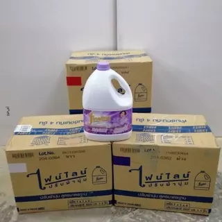 ( ยกลัง 4 แกลลอน ) Fineline ไฟน์ไลน์ น้ำยาปรับผ้านุ่ม สูตรมาตรฐาน แบบแกลลอน ขนาด 2800 มล.