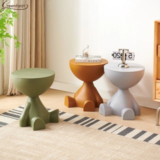 Greenforst โต๊ะกาแฟ โต๊ะข้างโซฟา โต๊ะข้างเตียง สไตล์น่ารัก ท…