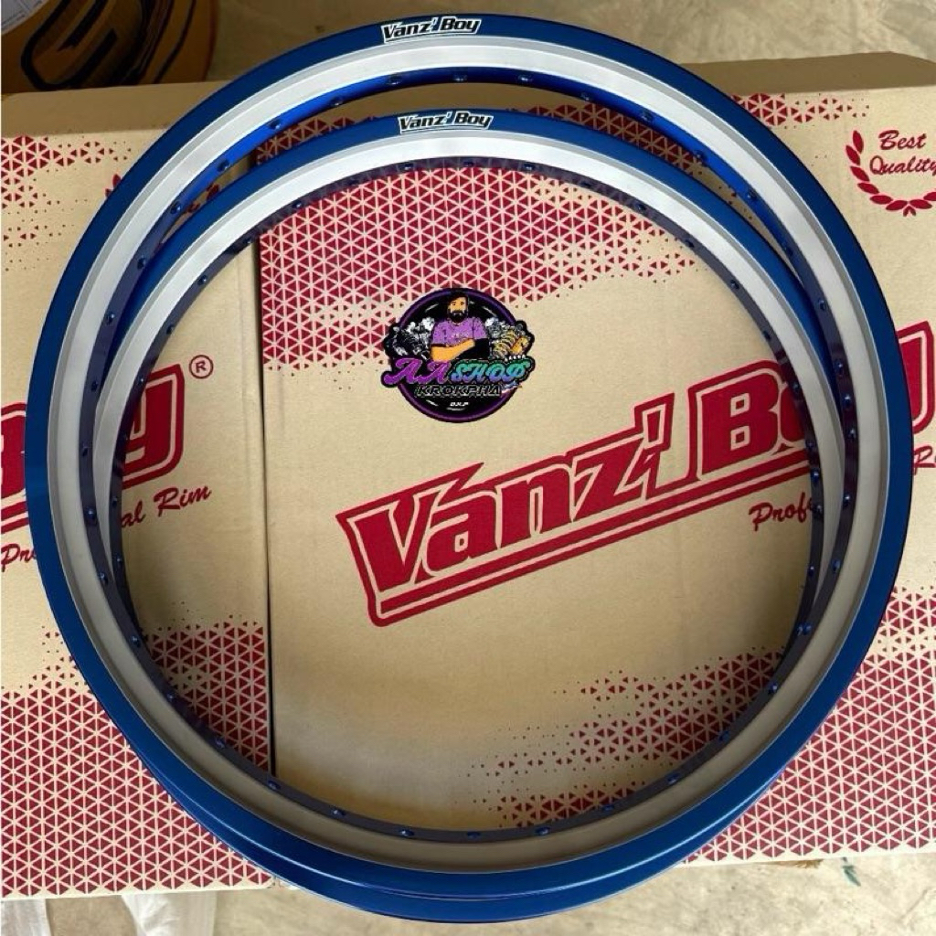 วงล้อ Vanz’Boy ทรงเอทูโทน 1.40-17 ราคาต่อคู่ สีมีให้เลือก ส่งรี งานดีแข็งแรงทนทาน