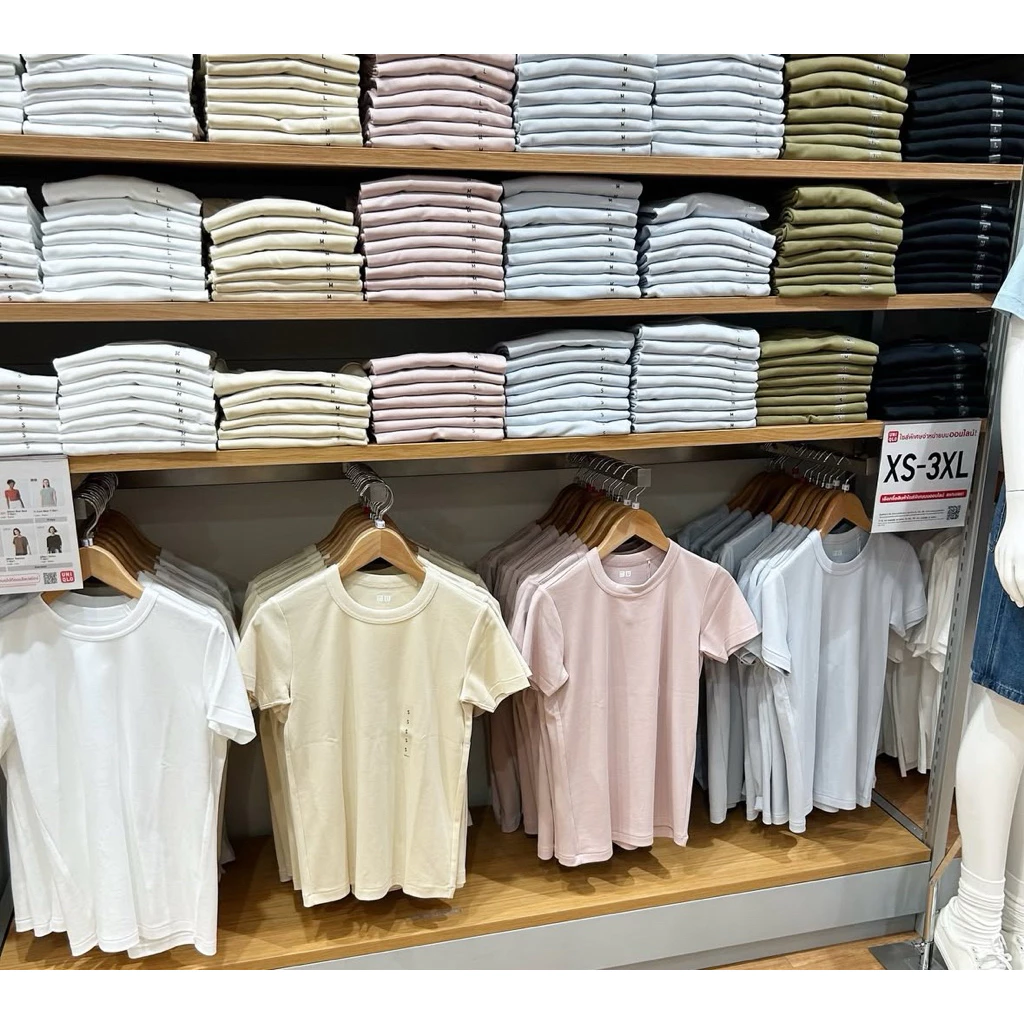 🔥SALE ตาแตก 🔥เสื้อยืด uniqlo women ของใหม่ ป้ายห้อย แท้💯% (ผู้หญิง)🔥 ไม่มีค่าหิ้ว