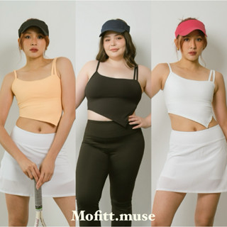 Mofitt.muse | สปอร์ตบราสายเดี่ยวออกกำลังกาย มีฟองน้ำ S-XXL เ…