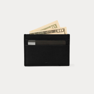 dashbrand DA08 Card Wallet – Black กระเป๋าหนังแท้ สีดำ (Minimal Leather Bag - New)