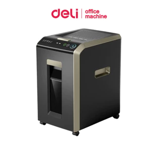 Deli เครื่องทำลายเอกสาร 32L เครื่องทำลายกระดาษ A4 2in1 ครั้งละ12p นาน60นาที 4x12มม Paper Shredder