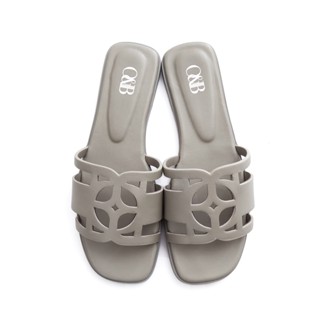 O&B รองเท้าหนังแพะ  รุ่น OANDB SANDALS IN STONE GREY-11148SG…