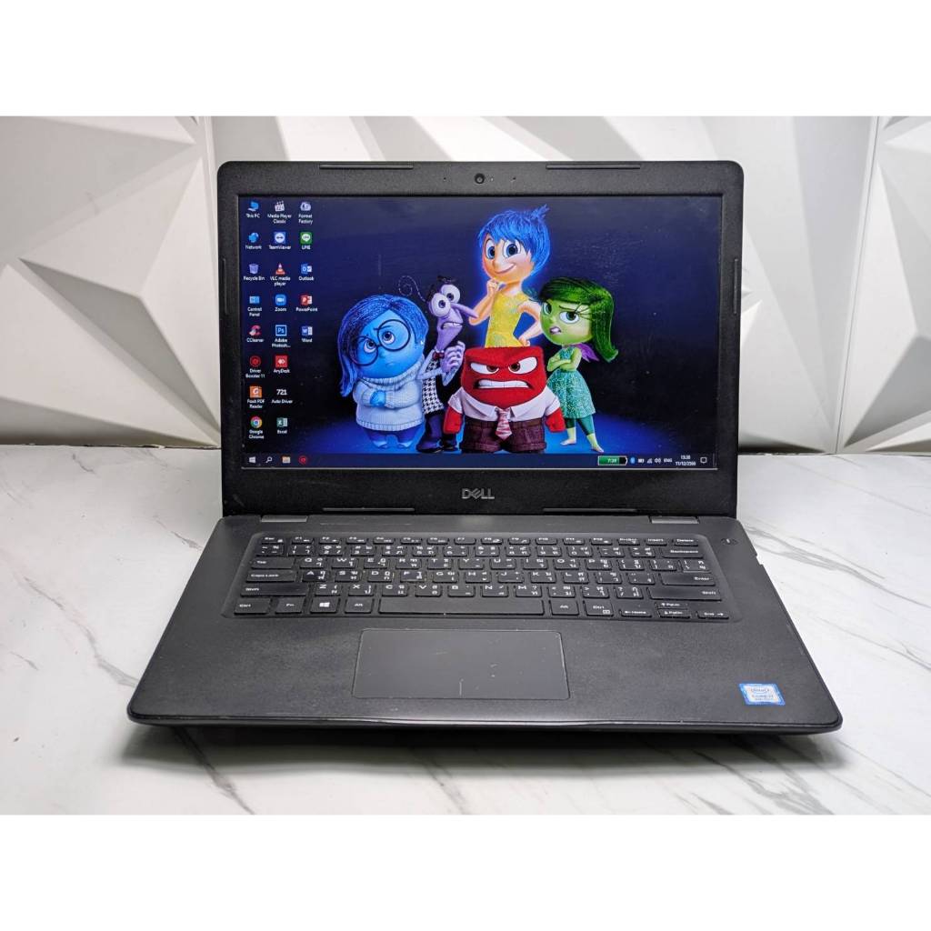 second hand notebook  Dell Latitude 3490  สเปก intel Core i7-8550U (gen8)   Ram 8 GB SSD 256 GB   กา