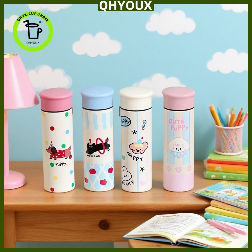 QHYOUX จัดส่งภายในประเทศ 🚚ถ้วยเก็บอุณหภูมิ แก้วสุญญากาศ สินค้าใหม่ปี 2025 รักษาความร้อนและเย็น