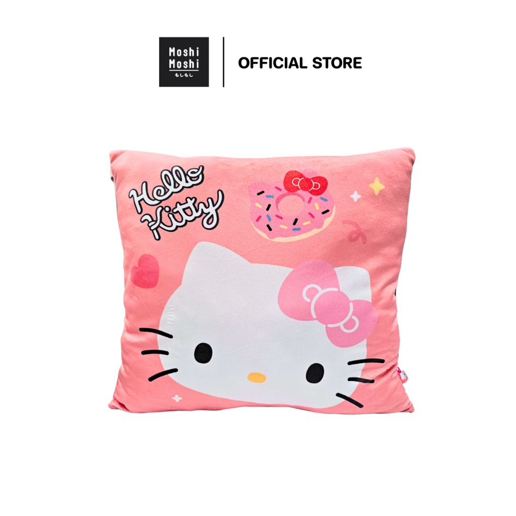 Moshi Moshi หมอนเหลี่ยม หมอนอิง ลาย Hello Kitty ลิขสิทธิ์แท้จากค่าย Sanrio รุ่น 6100005291