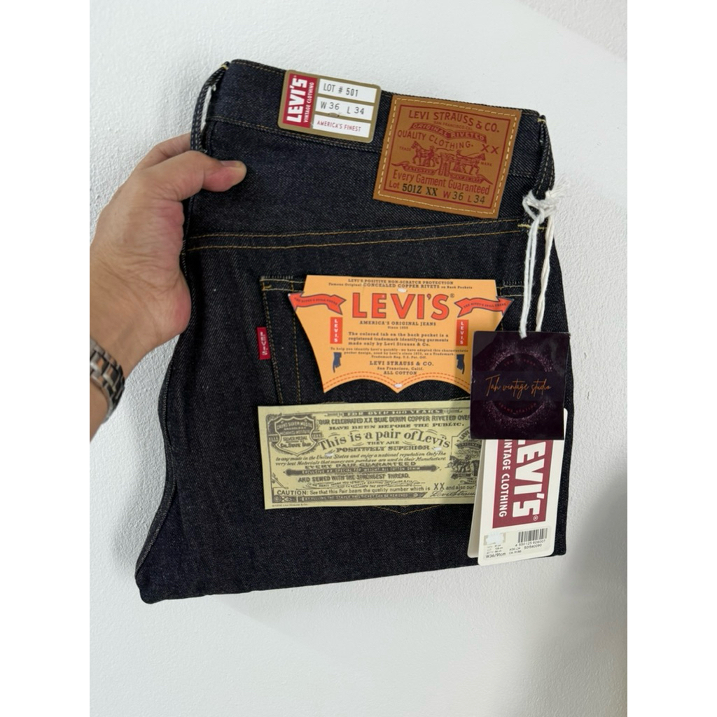 Levi’s 501 Zxx bigE ริมแดง LVC 1954 made in Japan , Size 36/34(ขนาดจริงดูตรงรายละเอียดสินค้า)