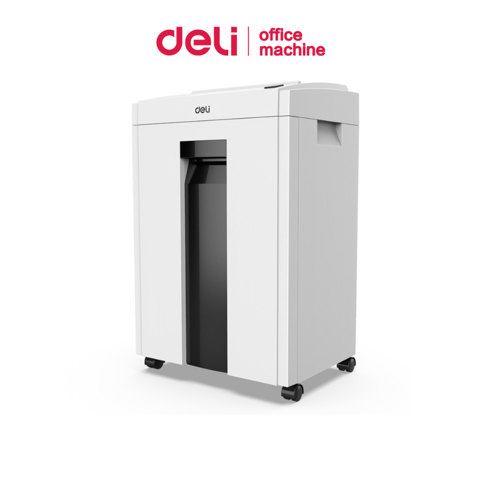Deli  เครื่องย่อยเอกสาร เครื่องทำลาย CD/บัตร/A4 23L Auto ย่อยละเอียด 2x12มม เสียงเบา Paper shredder