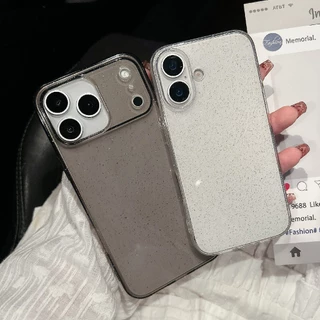 พร้อมส่ง i17 17pro 17air 17promax เคสใสกากเพชร สำหรับ ไอโฟน รุ่น 11/12/13/14 เคสนิ่ม 14 Pro max 15 Pro max 16 Pro max