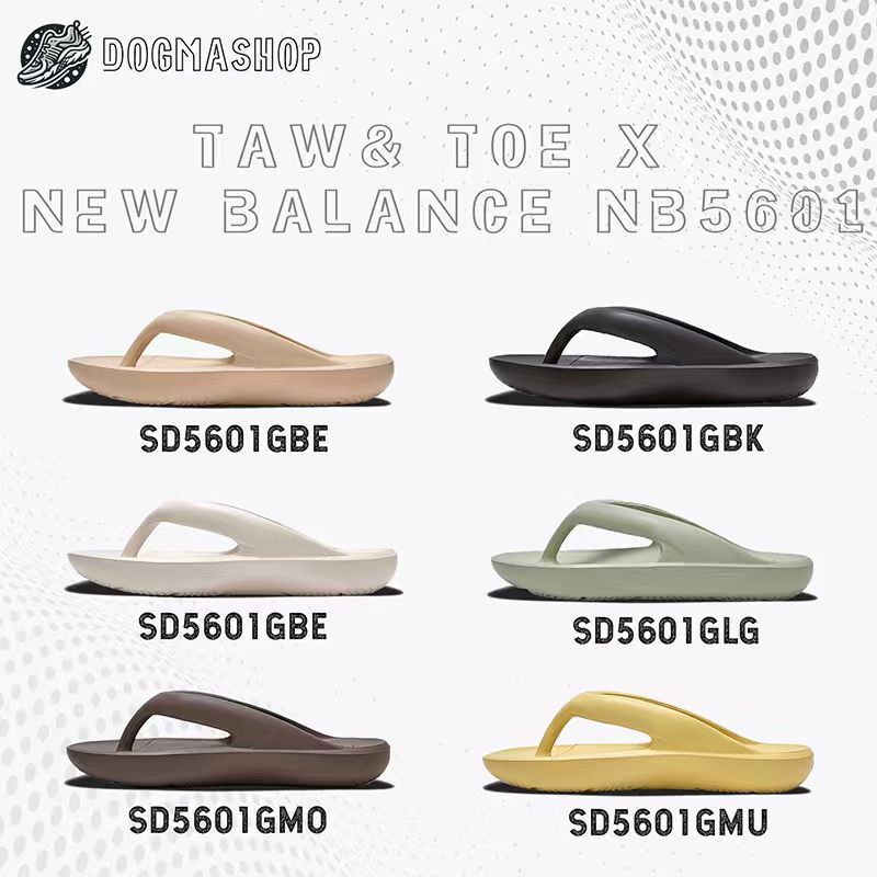 🎇100% Authentic🎇 Taw& Toe x New Balance NB5601 รองเท้าแตะ