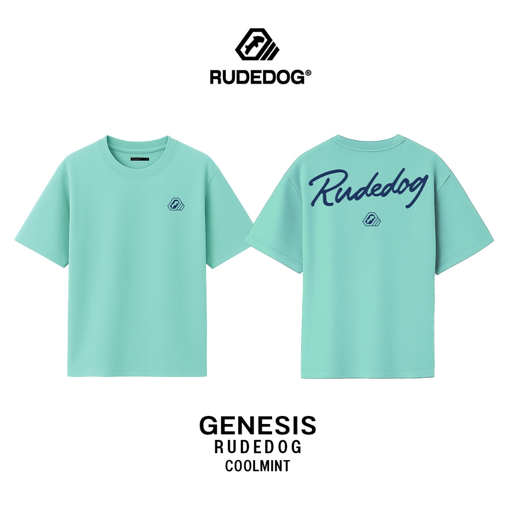 เสื้อยืดโอเว่อร์ไซส์  แบรนด์ RUDEDOG นุ่มตัวท็อป รุ่น GENESIS รูปที่ 4