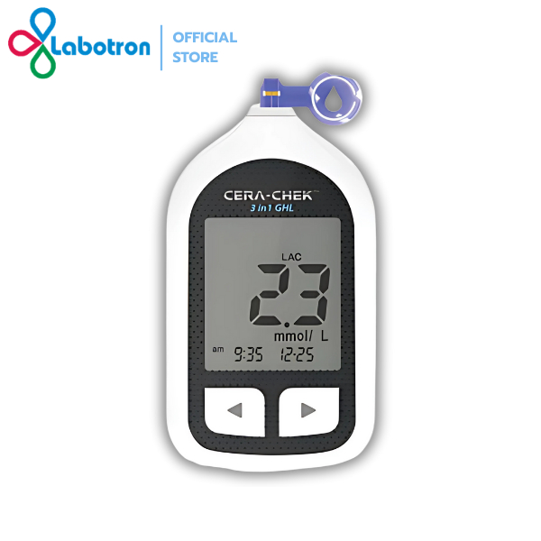 CERA-CHECK 3in1 เครื่องตรวจแลคเตทในเลือด Lactate [เฉพาะตัวเครื่อง]