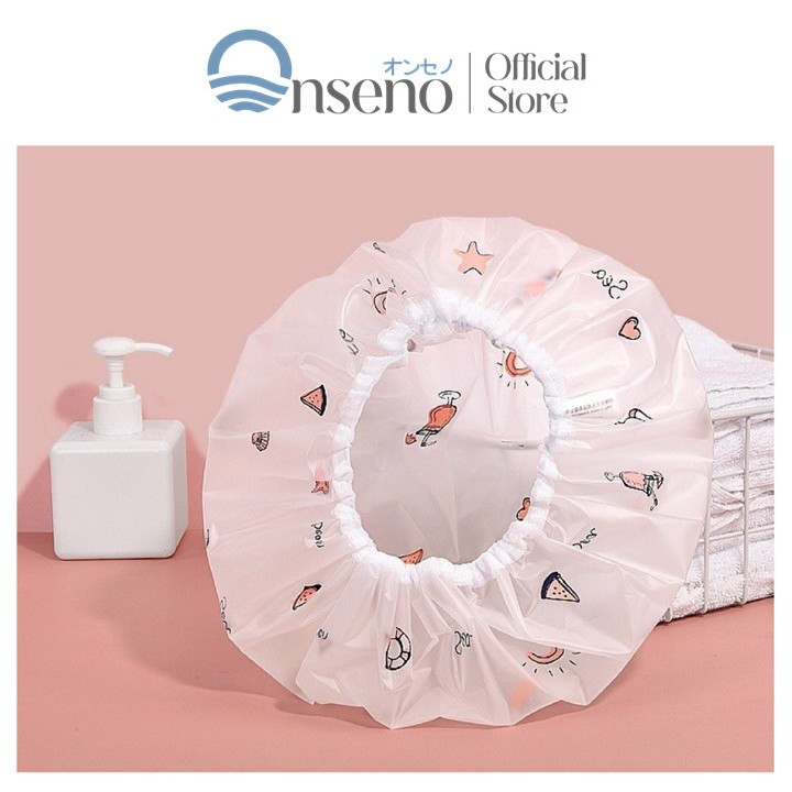 ONSENO ผู้ติดตามใหม่ลด10% หมวกคลุมผม หมวกคลุมอาบน้ำกันผมเปียก TK18