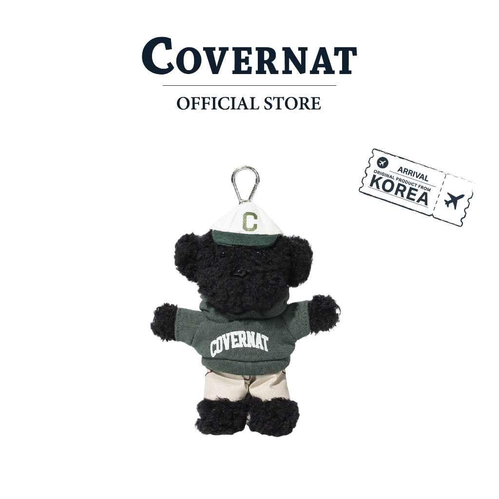 COVERNAT พวงกุญแจ รุ่น Cubby Bear Key Ring Black (70022SCBACU_F5BKXX)
