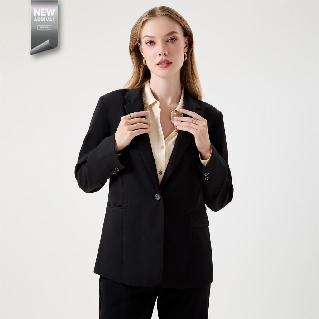 ESPADA เสื้อเบลเซอร์ ผู้หญิง สีดำ | Blazer | 05106