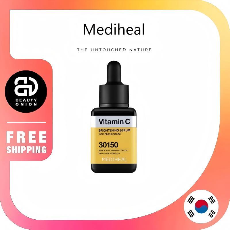 MEDIHEAL Vitamin C Brightening Serum 40ml (Niacinamide, PHA, LHA ทำให้ผิวขาว เรียบเนียน และชุ่มชื้น)