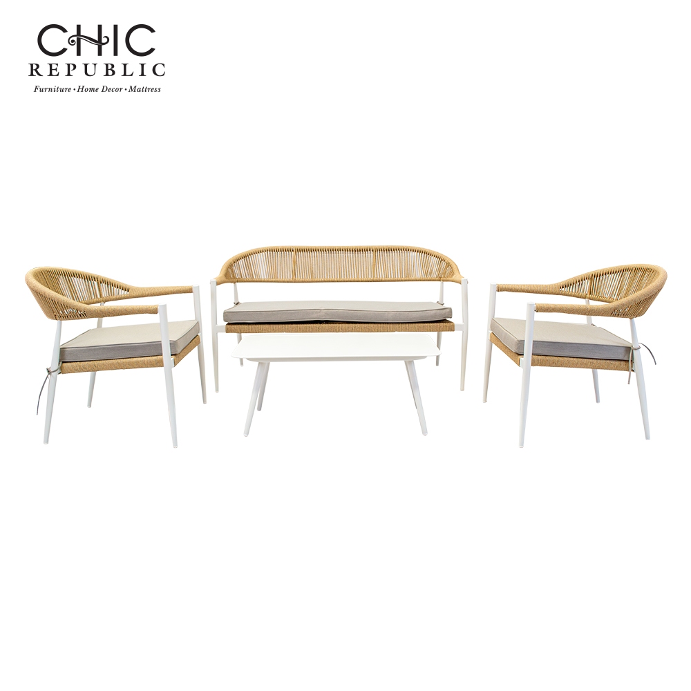 Chic Republic ชุดโซฟา 3 ชิ้นพร้อมโต๊ะกลาง รุ่น LUKA/4